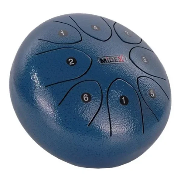 Midex Td-88bl Çelik Dil Davul Handpan 8 İnç 8 Ton Steel Tongue Drum Full Set - Görsel 2