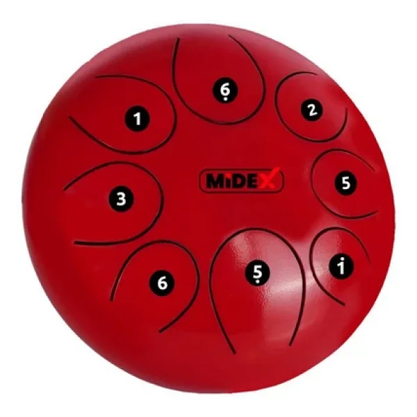 Midex Td-108 10 İnç 8 Ton Çelik Dil Handpan Set - Görsel 2