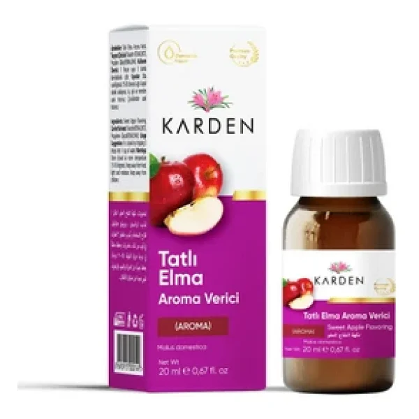 Karden Tatlı Elma 20 Ml Aroma Verici - Görsel 3