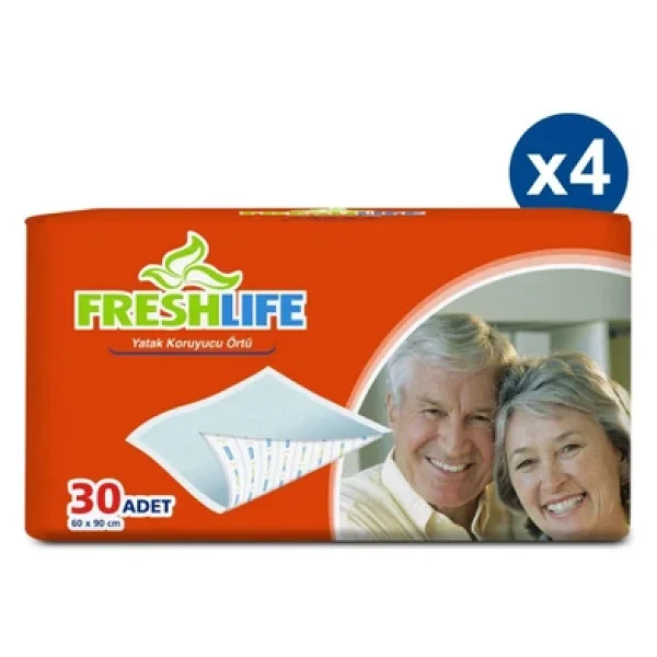 Fresh Life Yatak Koruyucu Örtü 60x90 30 Adet 4 Lü - Görsel 2