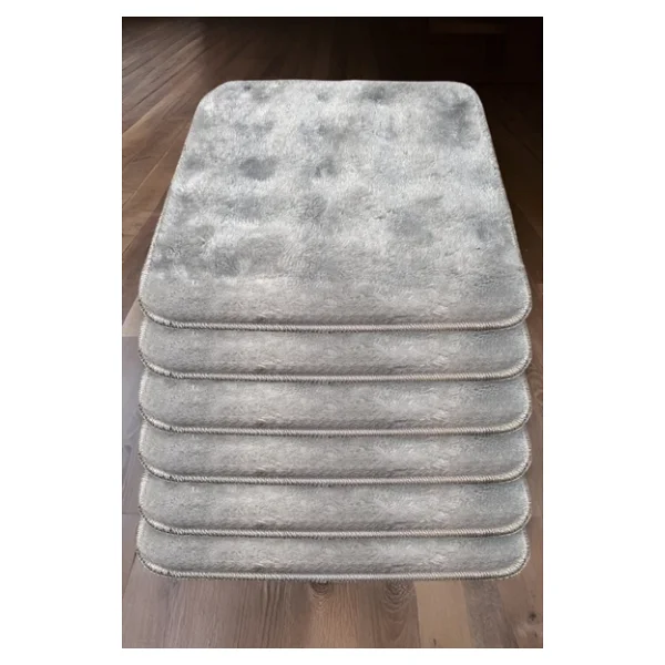 My Evilla Bubble Kaymaz Sandalye Minderi 6'lı 40x40 Gri - Görsel 3