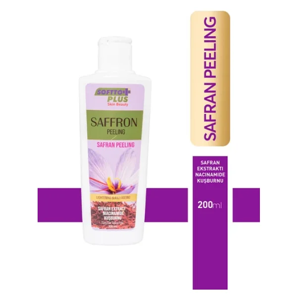 Softto Plus Safran Yaşlanma Karşıtı 200 ml Peeling - Görsel 5