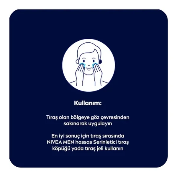 Nivea Men Hassas Serinletici Alkolsüz After Shave 100 Ml Tıraş Losyonu - Görsel 6
