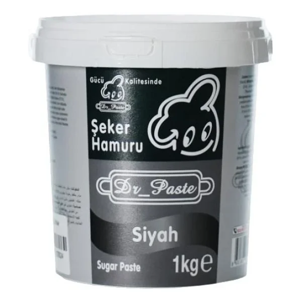 Dr. Paste Siyah 1 Kg Şeker Hamuru - Görsel 3