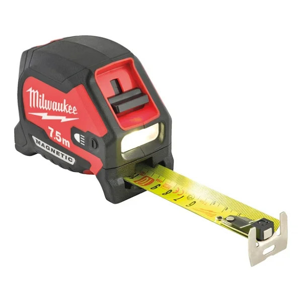Milwaukee 4932492469 7.5 M Işıklı Manyetik Şerit Metre - Görsel 3
