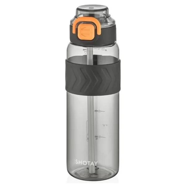 Shotay Direction St-7239 Siyah 1000 Ml Tritan Pipetli Matara - Görsel 3