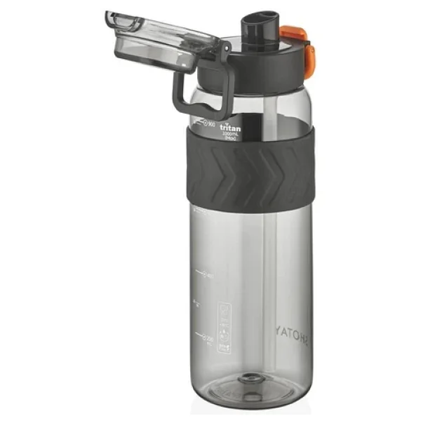 Shotay Direction St-7239 Siyah 1000 Ml Tritan Pipetli Matara - Görsel 4