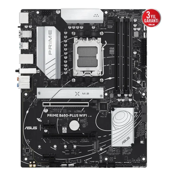 Asus Prime B650-Plus Wi-Fi AMD Am5 DDR5 Atx Anakart - Görsel 4