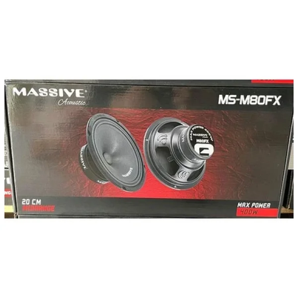 Massive Ms-M80fx 400 W 20 Cm Midrange Oto Hoparlör - Görsel 3