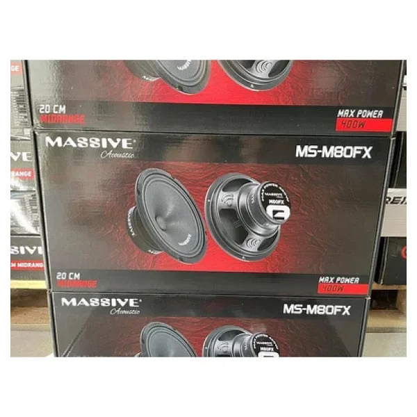 Massive Ms-M80fx 400 W 20 Cm Midrange Oto Hoparlör - Görsel 4