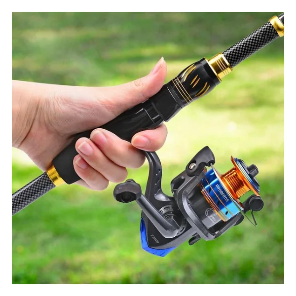Valkyrie 1.8m Çantalı Motorlu Spin Olta Seti Silikon Rapala Misina Jighead Herşey Dahil Tam Set Ultra Hafif Tasarım - Görsel 8
