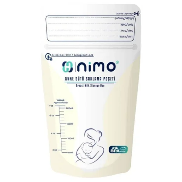 Nimo Sterilize 20'li Anne Sütü Saklama Poşeti - Görsel 7