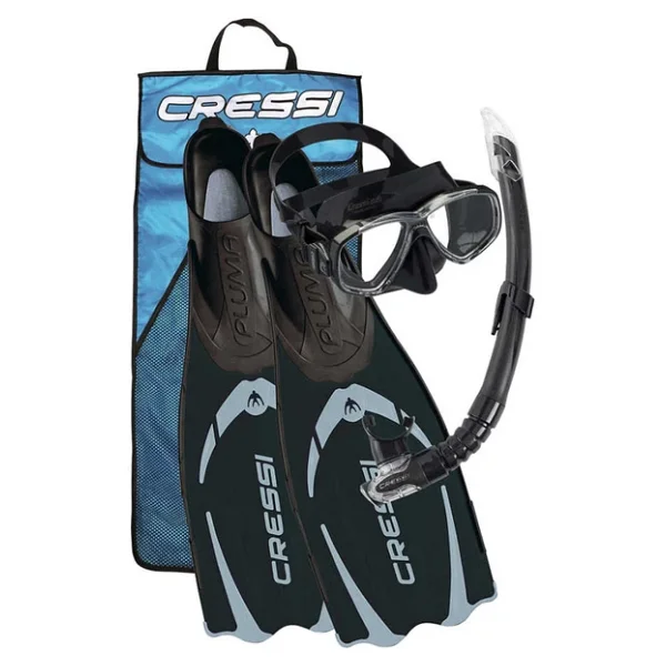 Cressi Pluma Siyah Palet Maske Şnorkel Seti No:41-42 - Görsel 7