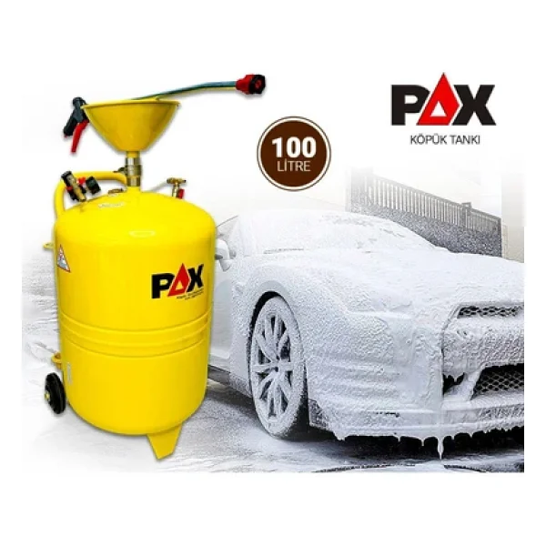 Pax 100 Litre Kopuk Tanki Kopuk Puskurtme 10 Metre Hortum Tabancali - Görsel 7