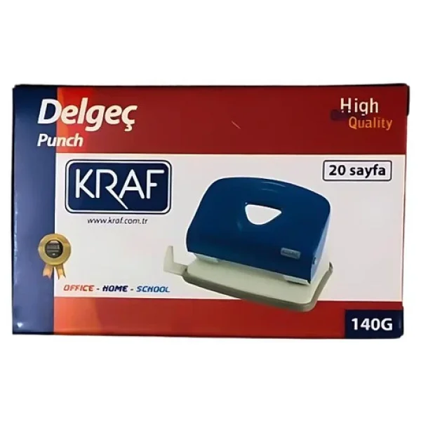 Kraf 140g 20 Sayfa Kapasiteli Mavi Delgeç - Görsel 4