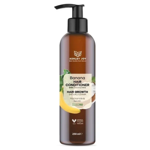 Ashley Joy Niacinamide Ve Keratin Banana 250 Ml Saç Kremi - Görsel 5