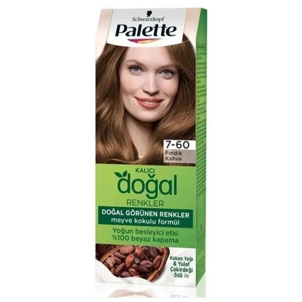 Palette Kalıcı Doğal Renkler 7.60 Fındık Kahve Saç Boyası - Görsel 6