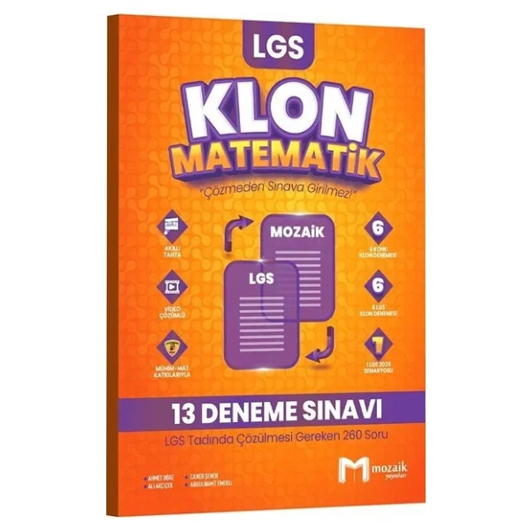 Mozaik Yayınları 8. Sınıf Lgs Matematik Klon 13 Deneme - Görsel 7