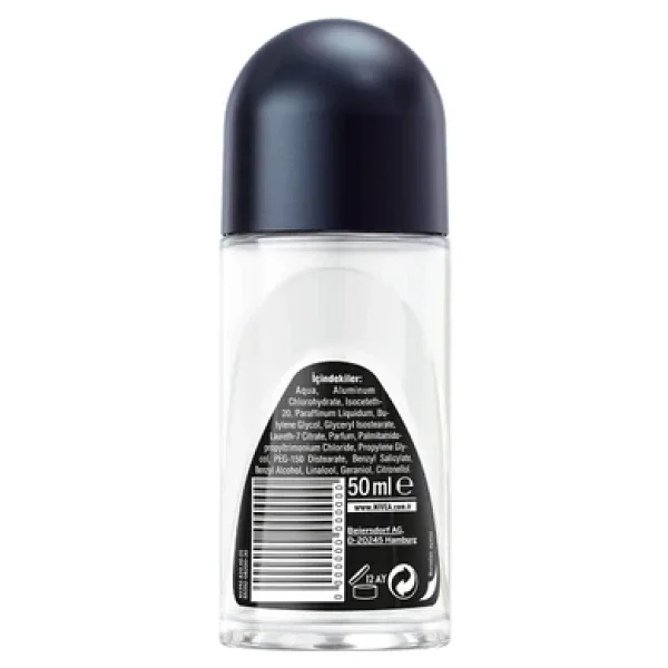 Nivea Men Invisible Black & White 50 Ml Erkek Roll-On Deodorant - Görsel 5