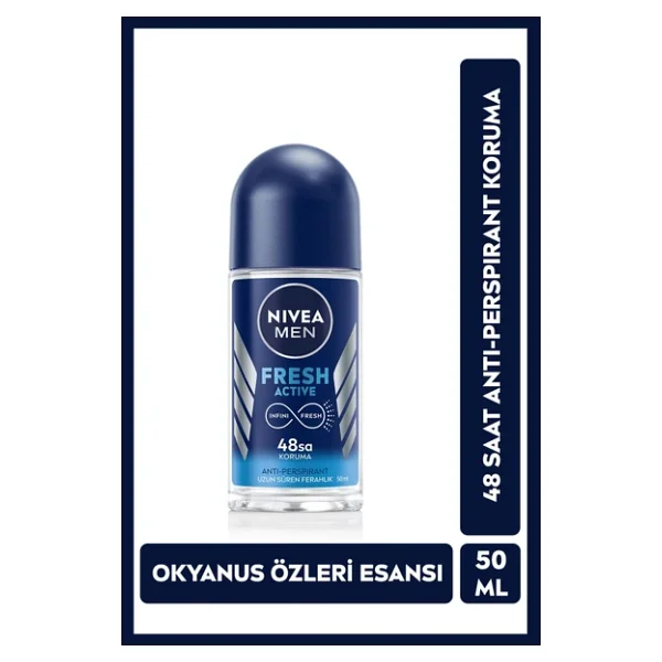Nivea Men Fresh Active 50 Ml Roll-On - Görsel 7