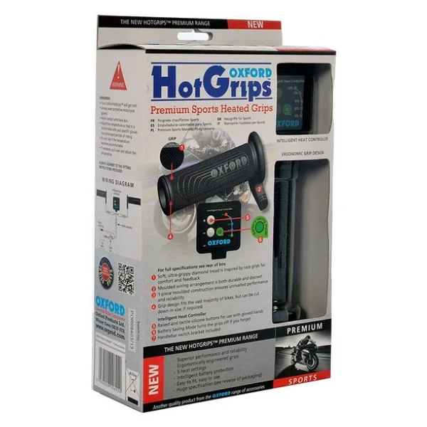 Oxford Motosiklet Hotgrips Premium Sports Elcik Isitma Of692 - Görsel 3