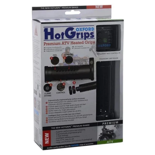 Oxford Motosiklet Hotgrips Essential Atv Elcik Isitma Of770 - Görsel 3