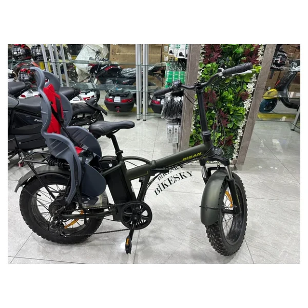Bike Sky Unisex Çocuk Gri-Kırmızı Htp Design Italyan Bisiklet Koltuğu Bagaja Montaj - Görsel 5