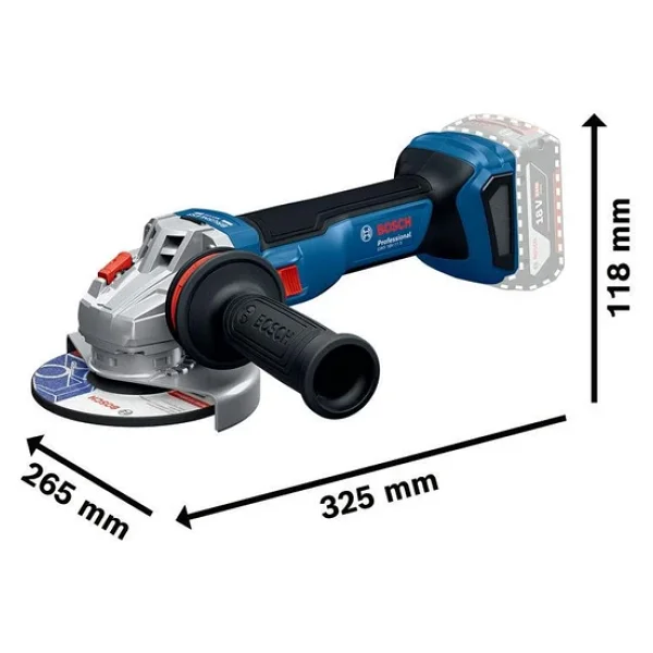 Bosch Gws 18v-11 S Taşlama Makinesi - Görsel 2