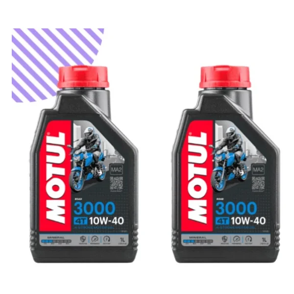 Motul 3000 10w-40 4t 4 Lt 2'li Mineral Motosiklet Yağı - Görsel 3
