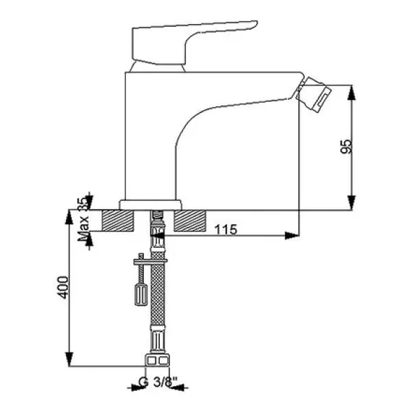 Newarc Loft 921551 Krom Bide Bataryası - Görsel 2