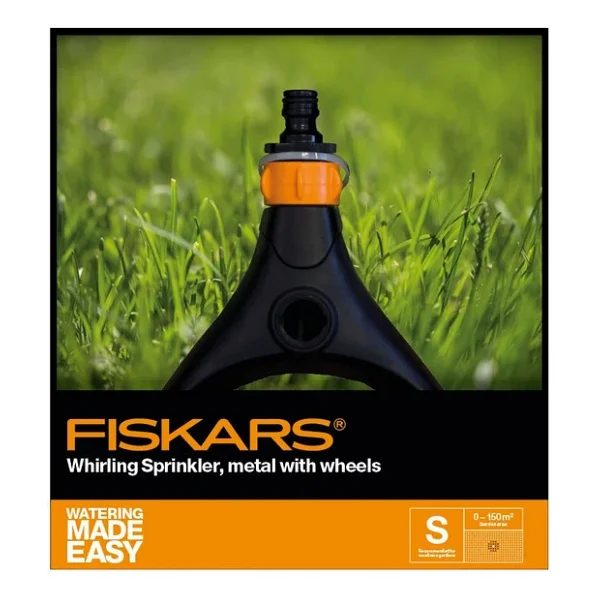 Fiskars 1023657 Metal Tekerlekli Döner Fıskiye - Görsel 4