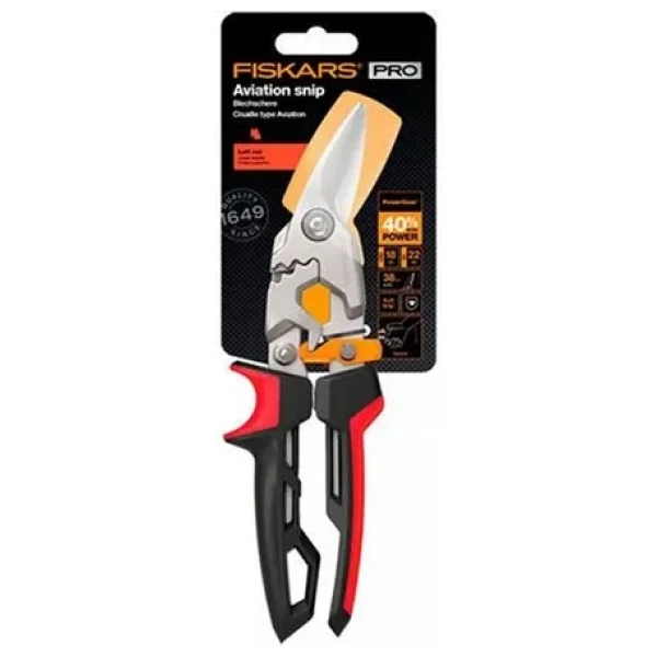 Fiskars 1027209 Sol Kesim Metal Levha Makası - Görsel 4