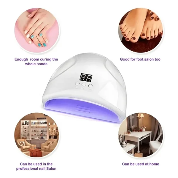 Showell Beauty 2'si 1 Arada LED Oje Kurutucu Ve Manikür Seti - Görsel 3