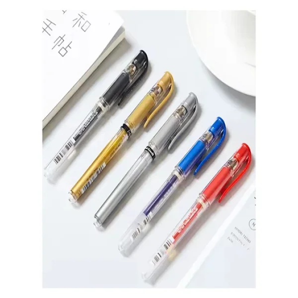 Mavi İmza Kalemi 5 Adet Uniball Signo Broad 1.0 Mm Roller Pilot Kalem Um-153 Roller Uçlu Likit Mürekkepli Pilot Kalem - Görsel 6