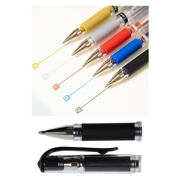 Mavi İmza Kalemi 5 Adet Uniball Signo Broad 1.0 Mm Roller Pilot Kalem Um-153 Roller Uçlu Likit Mürekkepli Pilot Kalem - Görsel 5