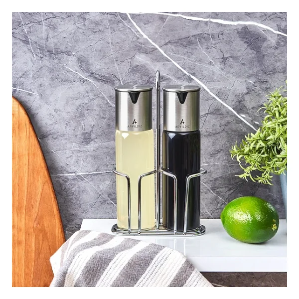 Aryıldız Timeless 200 Ml Standlı Yağlık Ve Sirkelik - Görsel 5