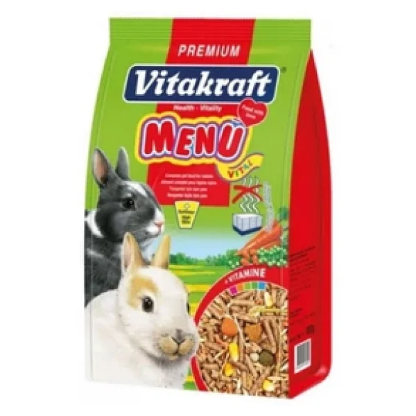 Vitakraft Premium 1 Kg 5'li Tavşan Yemi - Görsel 4