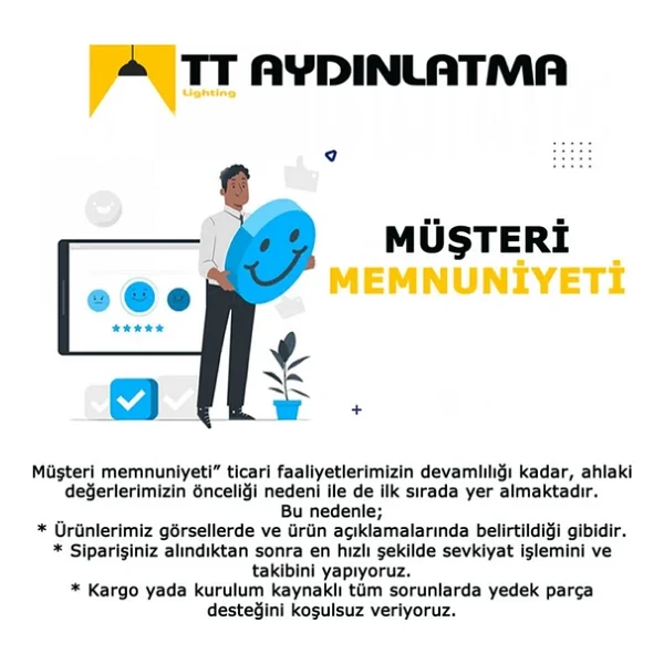 Tt023-Apl-Fullsy Tt Aydınlatma Damla Modeli Full Siyah Tekli Aplik - Görsel 5