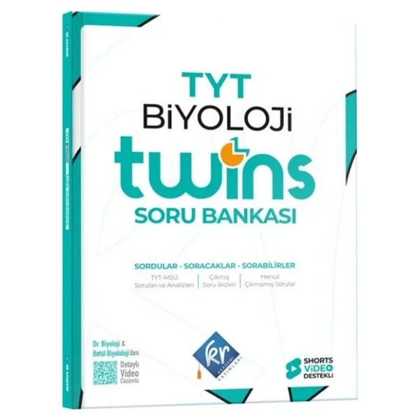 Kr Akademi Yayınları Tyt Twins Biyoloji Soru Bankası - Görsel 6