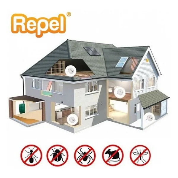 Repel Ultrasonik Fare Haşere Kovucu Rf 200 - Görsel 7
