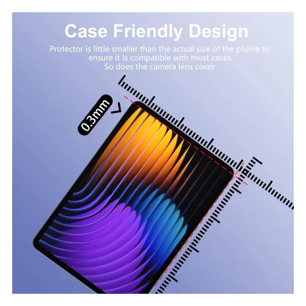 Xiaomi Pad 7 / Pad 7 Pro Ekran Koruyucu 11.2 Inç Nano Esnek Kırılmaz Tam Uyumlu Ekran Korum - Görsel 3