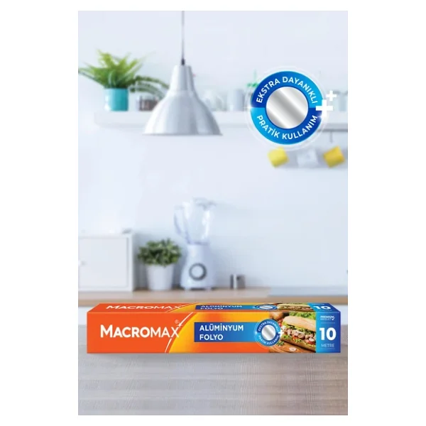 Macromax Alüminyum Folyo 10 M - Görsel 6
