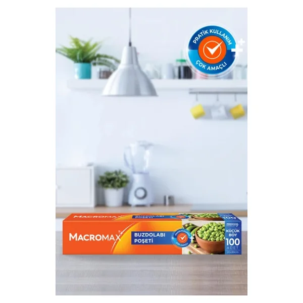 Macromax Küçük Boy Buzdolabı Poşeti 100'lü - Görsel 5