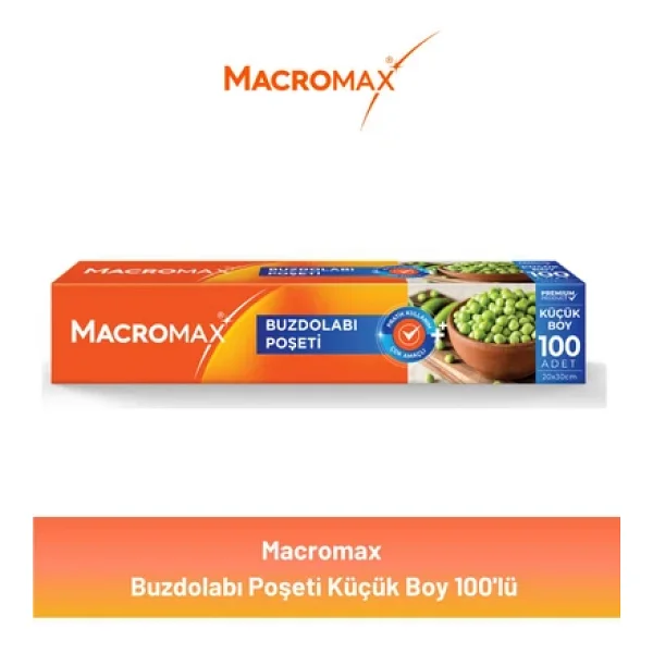 Macromax Küçük Boy Buzdolabı Poşeti 100'lü - Görsel 3