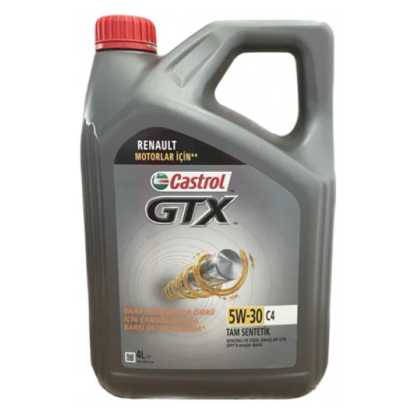Castrol GTX 5w-30 C4 4 Lt Motor Yağı - 2025 - Görsel 6