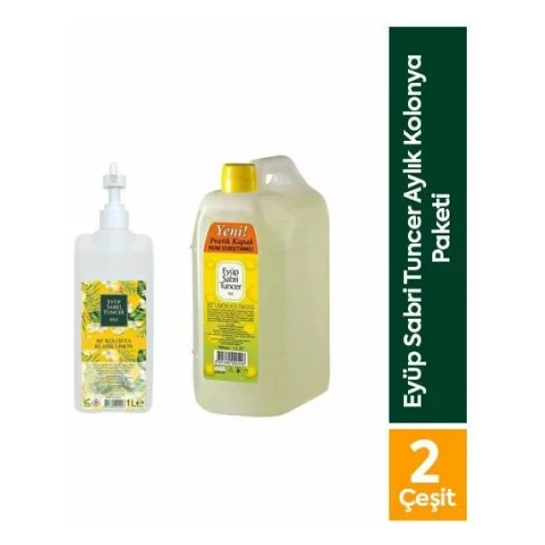 Eyüp Sabri Tuncer Klasik Sprey Başlıklı Limon Kolonyası 1 Lt 2 Adet - Görsel 5