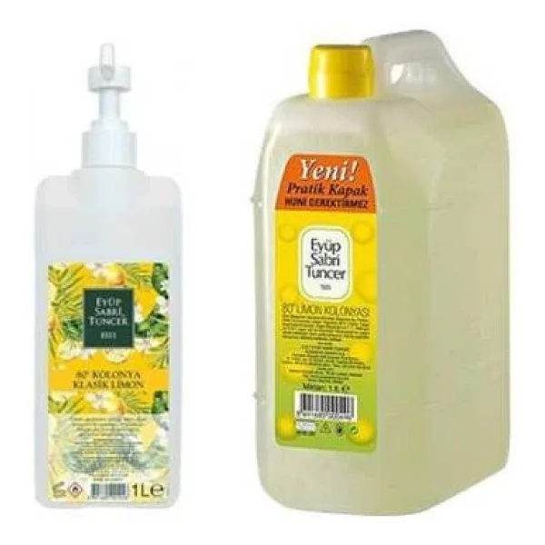 Eyüp Sabri Tuncer Klasik Sprey Başlıklı Limon Kolonyası 1 Lt 2 Adet - Görsel 4