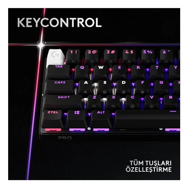 Logitech G Pro X 60 920-011913 RGB %60 Tkl Tactile Switch Kablolu/Kablosuz Mekanik Oyuncu Klavyesi - Görsel 5