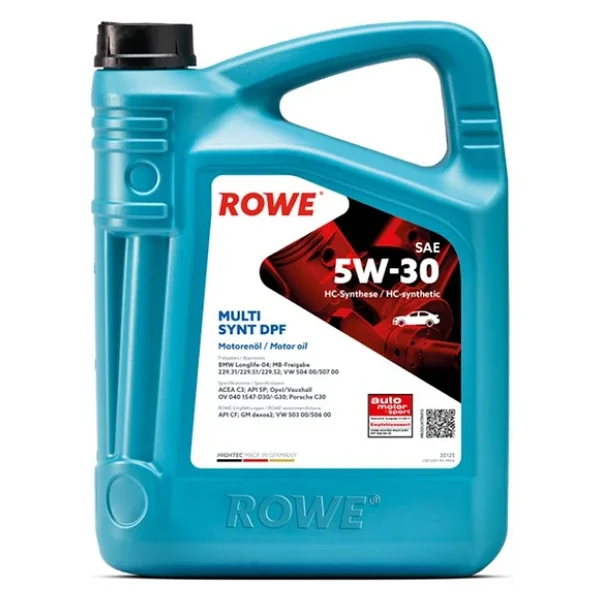Rowe Hightec Multi Synt 5w-30 Dpf 5 Lt Motor Yağı - Görsel 5