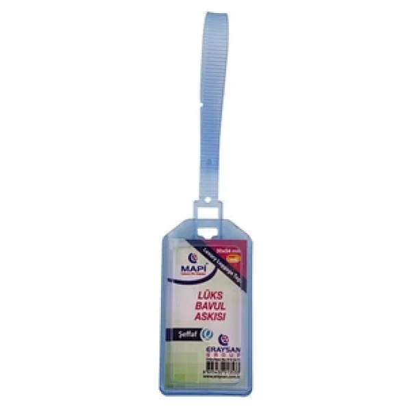 Mapı Luks Bavul Askısı (Plastık) 35x54 Seffaf Teklı - Görsel 2